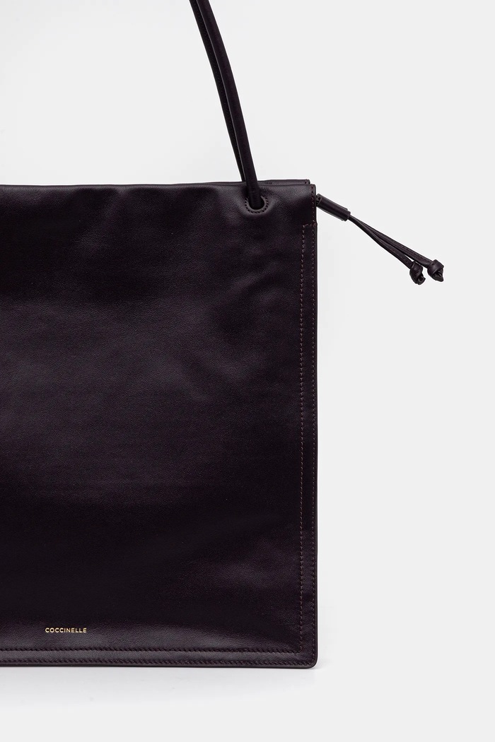 Αξεσουάρ Coccinelle tote γυναικεία δερμάτινη E1.SS5.11.01.01 μωβ