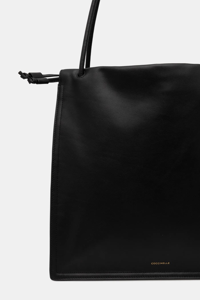 Αξεσουάρ Coccinelle tote γυναικεία δερμάτινη E1.SS5.11.01.01 μαύρο