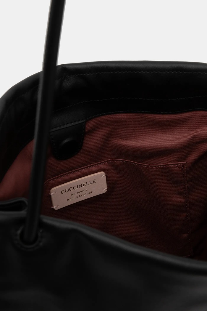 Coccinelle tote γυναικεία δερμάτινη E1.SS5.11.01.01 μαύρο