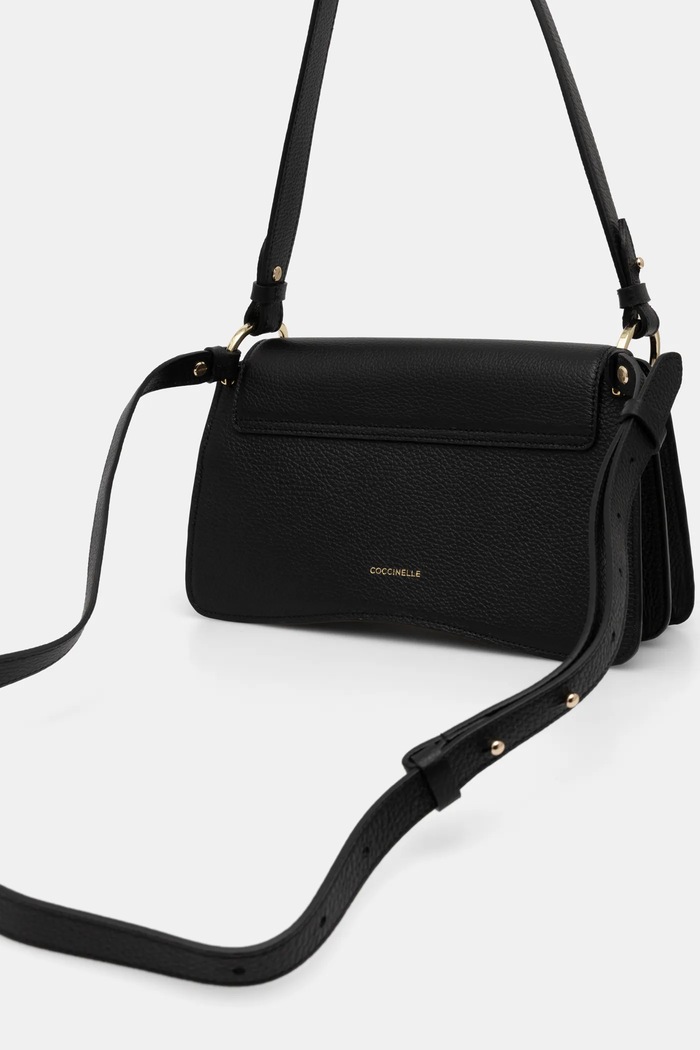 Accesorii Coccinelle geantă de piele E1.SSL.12.01.01 negru