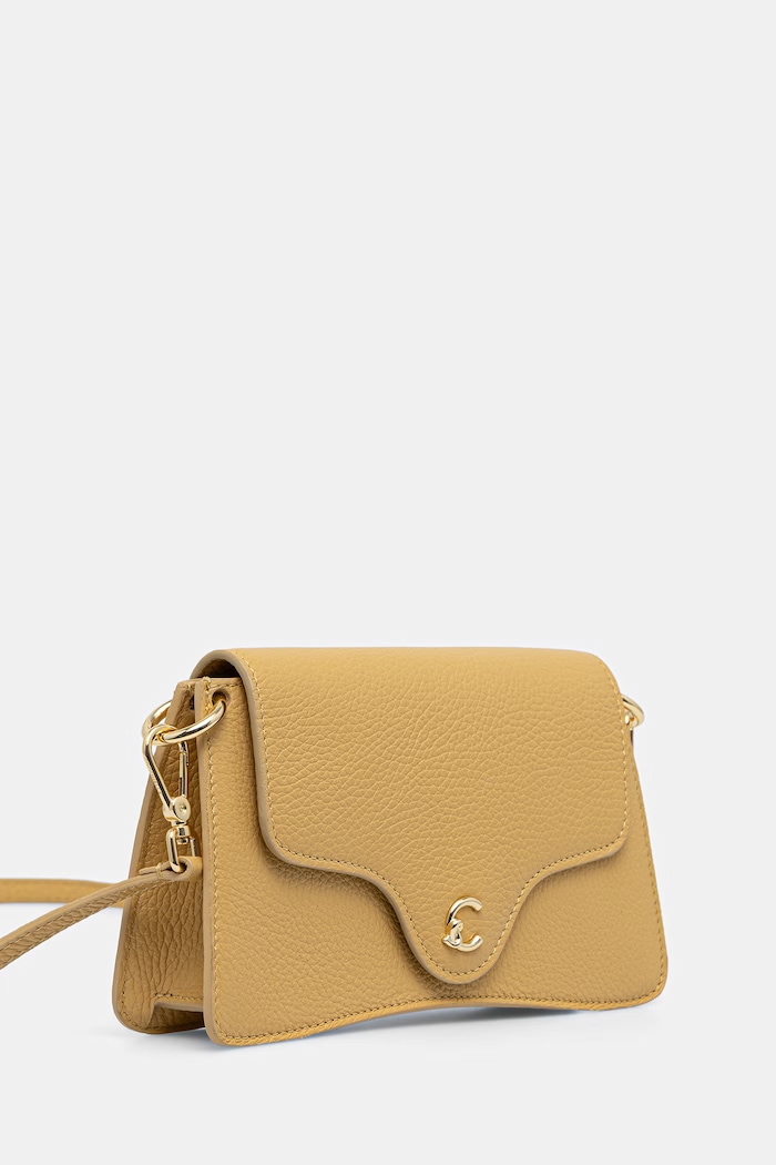 Coccinelle torebka crossbody damska skórzana E5.SSL.27.01.01 żółty SS26