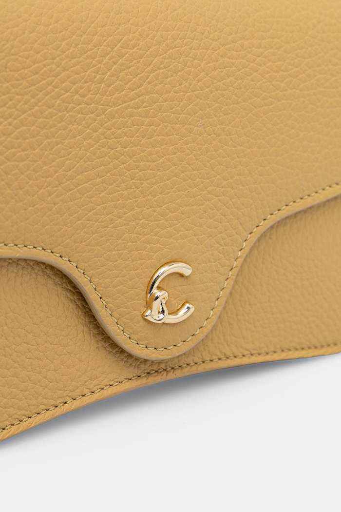 Coccinelle torebka crossbody damska skórzana żółty E5.SSL.27.01.01