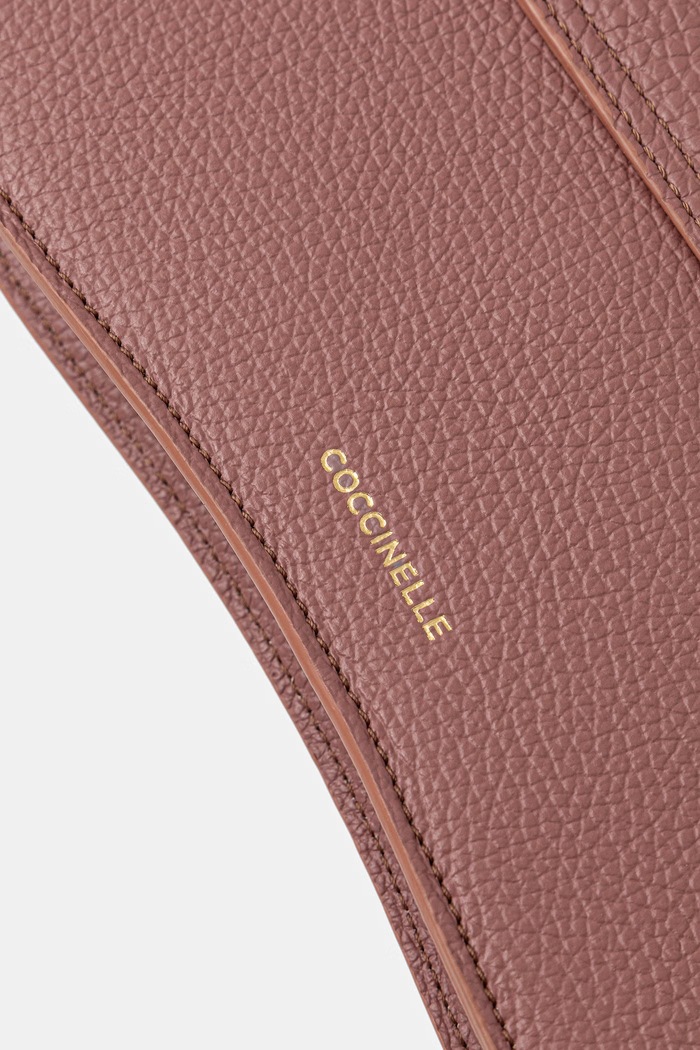 Coccinelle χιαστί γυναικεία δερμάτινη ροζ E5.SSL.27.01.01
