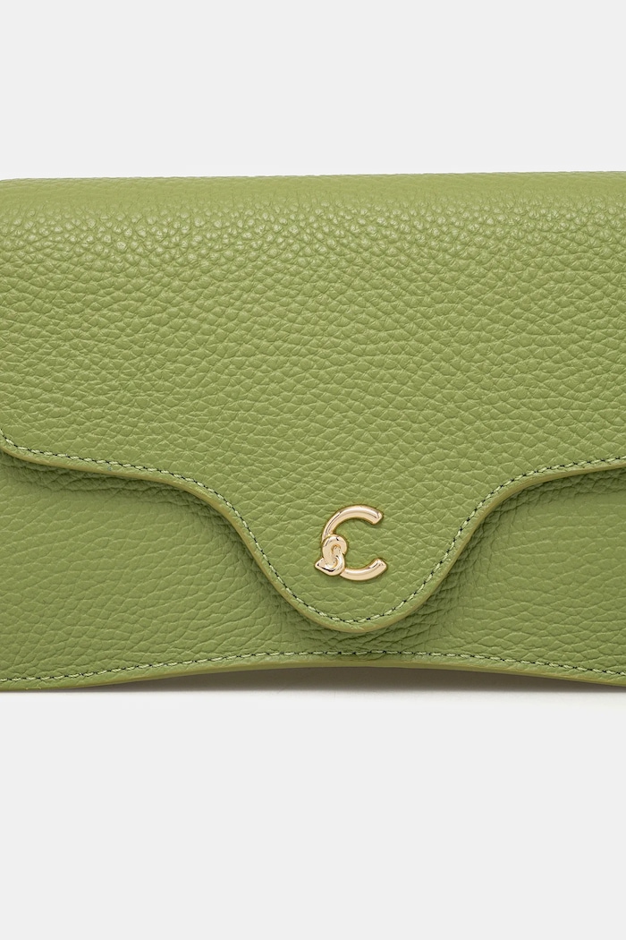 Akcesoria Coccinelle torebka crossbody damska skórzana E5.SSL.27.01.01 zielony