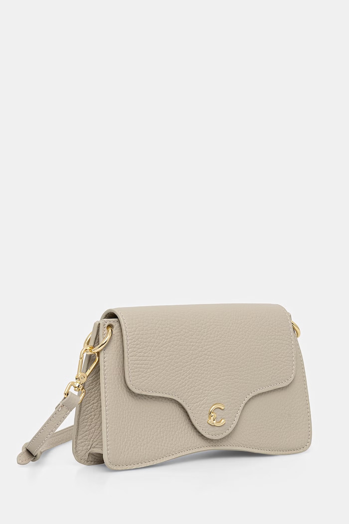 Coccinelle crossbody kabelka dámská kožená E5.SSL.27.01.01 béžová SS26