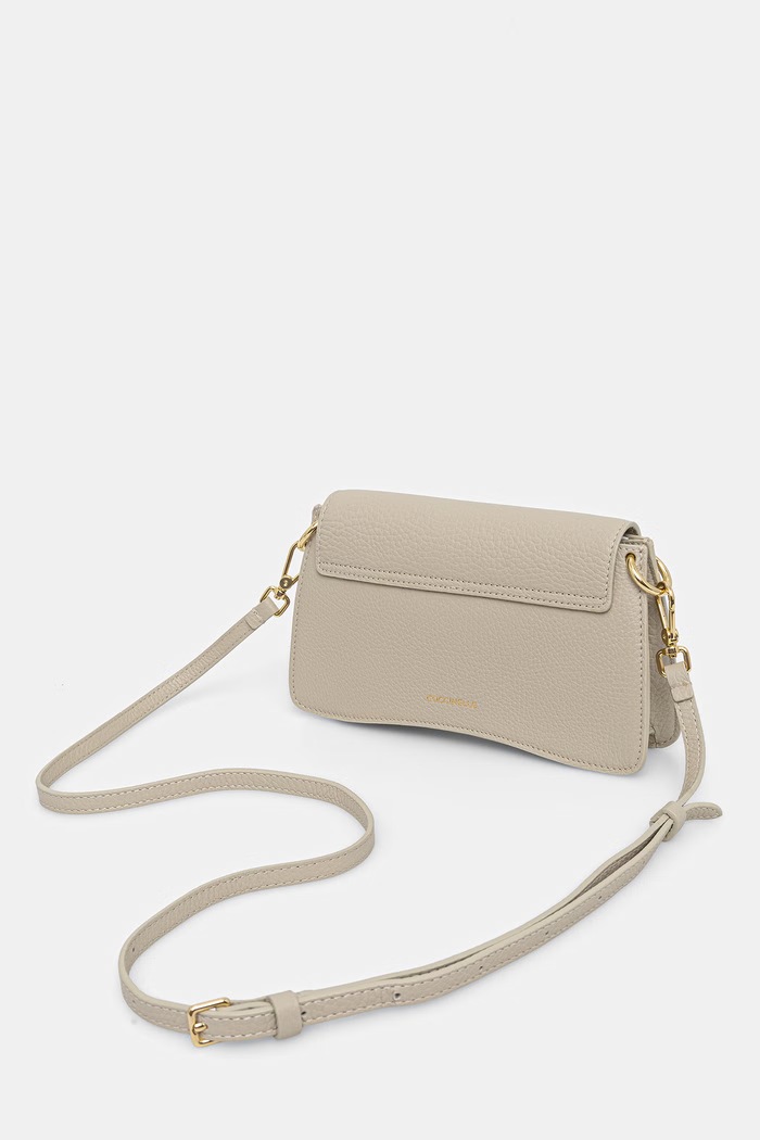 Doplňky Coccinelle crossbody kabelka dámská kožená E5.SSL.27.01.01 béžová