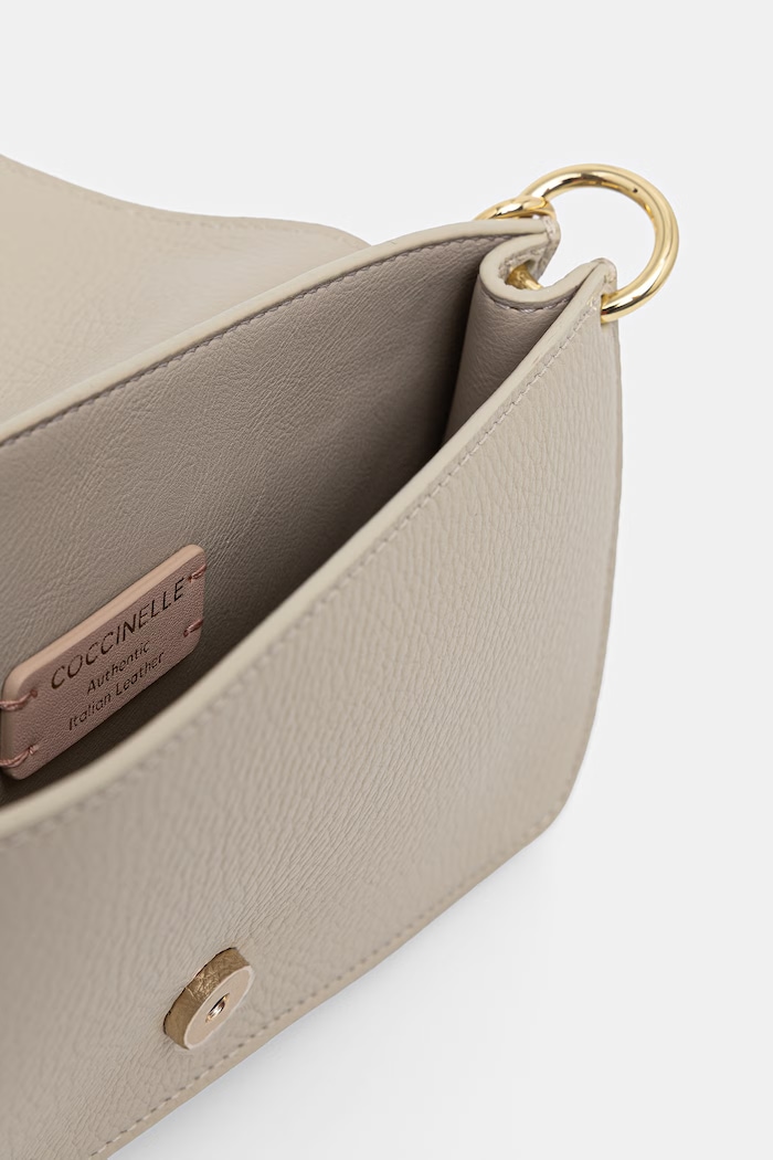 Coccinelle crossbody kabelka dámská kožená E5.SSL.27.01.01 béžová