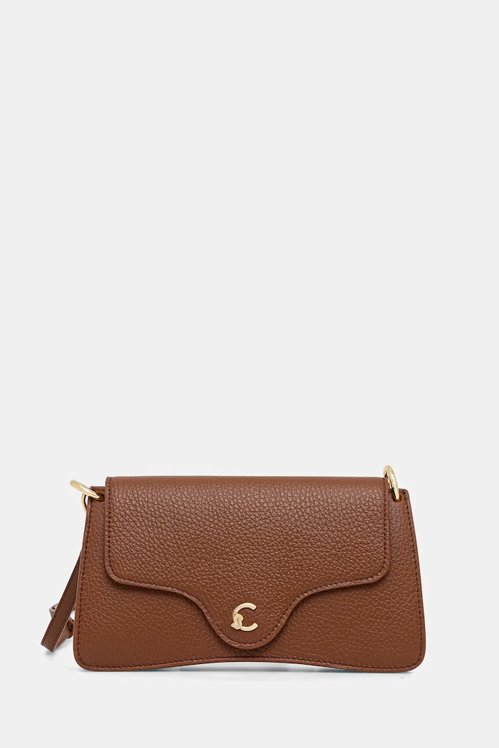 Coccinelle torebka crossbody damska skórzana skóra licowa brązowy E5.SSL.27.01.01