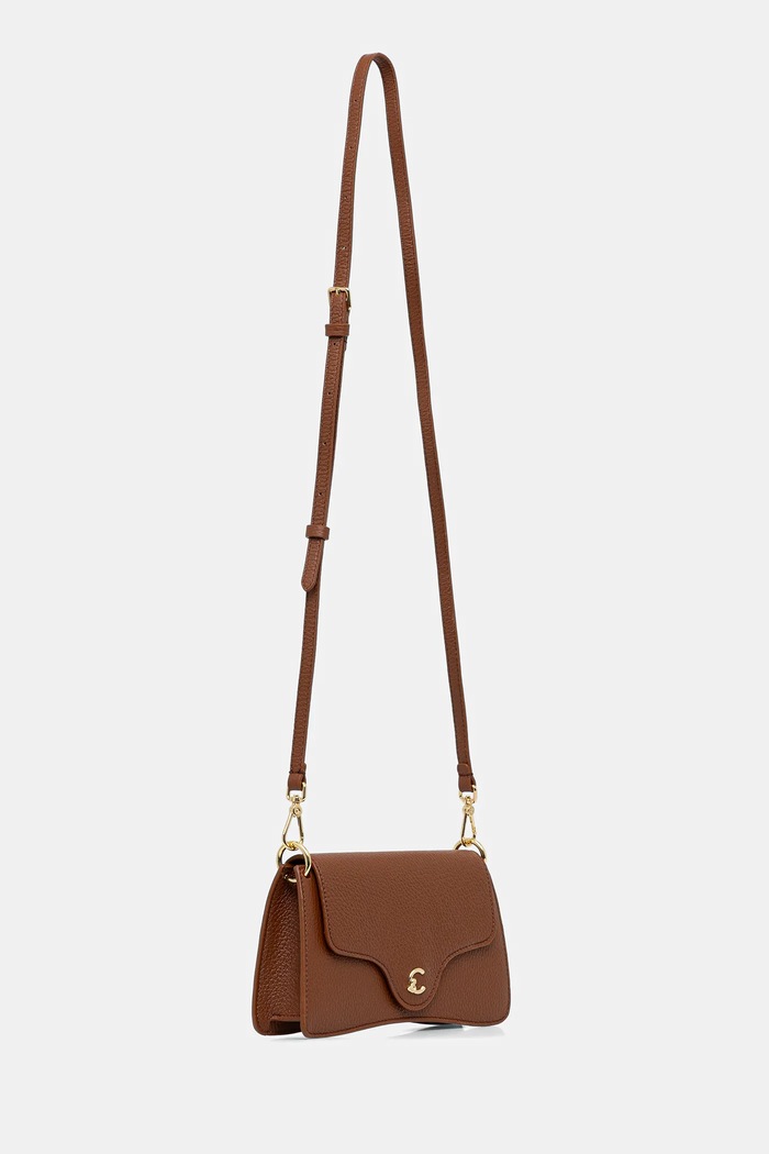Coccinelle torebka crossbody damska skórzana E5.SSL.27.01.01 brązowy SS26