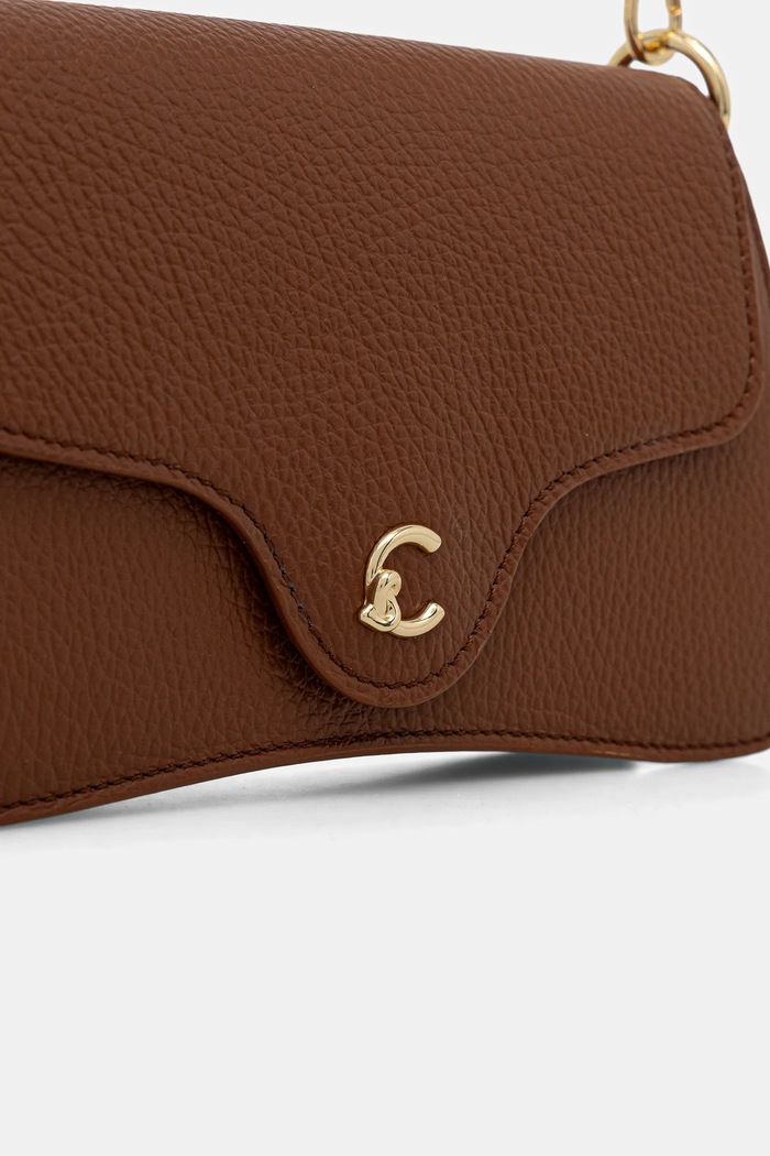 Coccinelle torebka crossbody damska skórzana brązowy E5.SSL.27.01.01