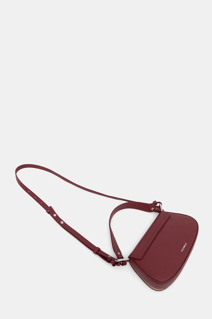 Accesorii Coccinelle geantă de piele E5.QBB.52.01.01 burgundia