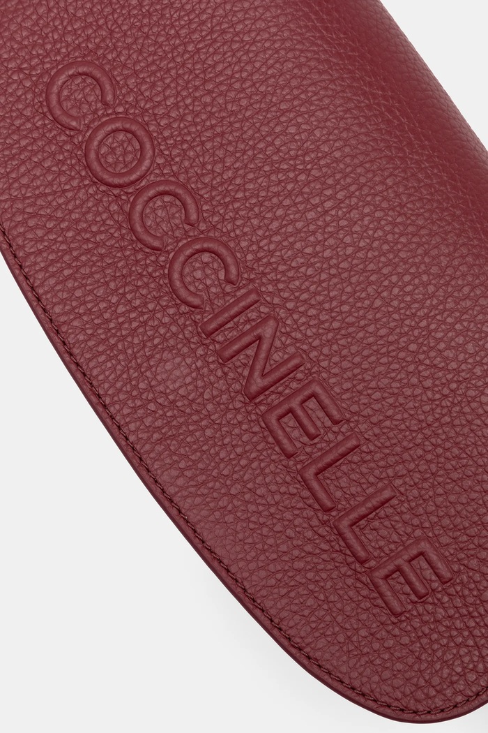 Coccinelle geantă de piele burgundia E5.QBB.52.01.01