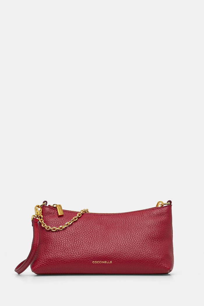 Coccinelle crossbody kabelka dámská kožená přírodní kůže růžová E5.QH0.55.01.01