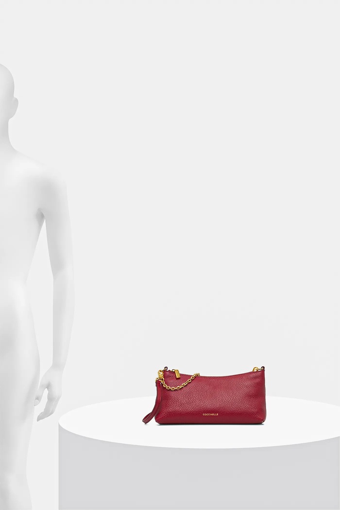 Coccinelle crossbody kabelka dámská kožená E5.QH0.55.01.01 růžová