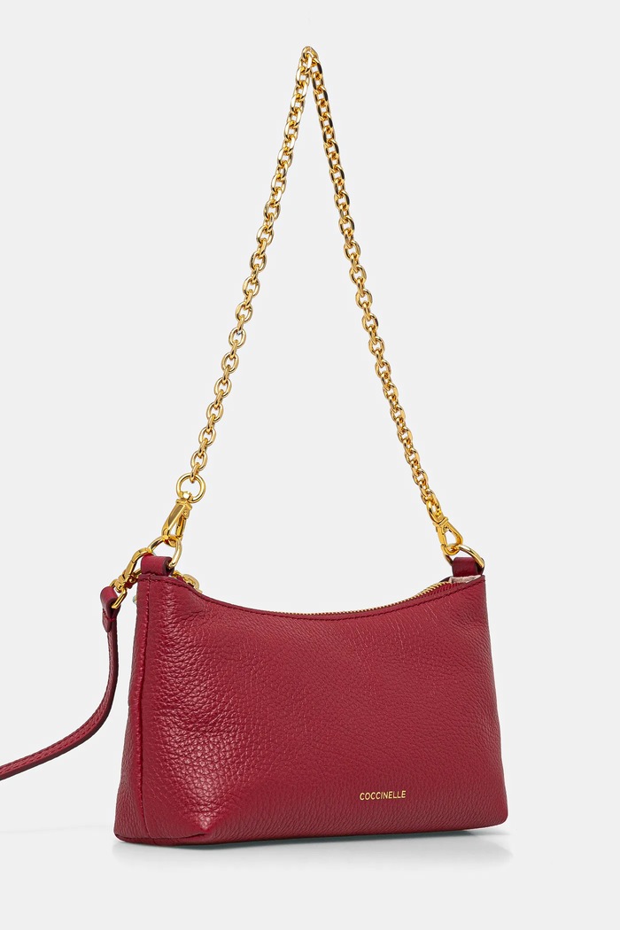 Coccinelle crossbody kabelka dámská kožená E5.QH0.55.01.01 růžová SS26