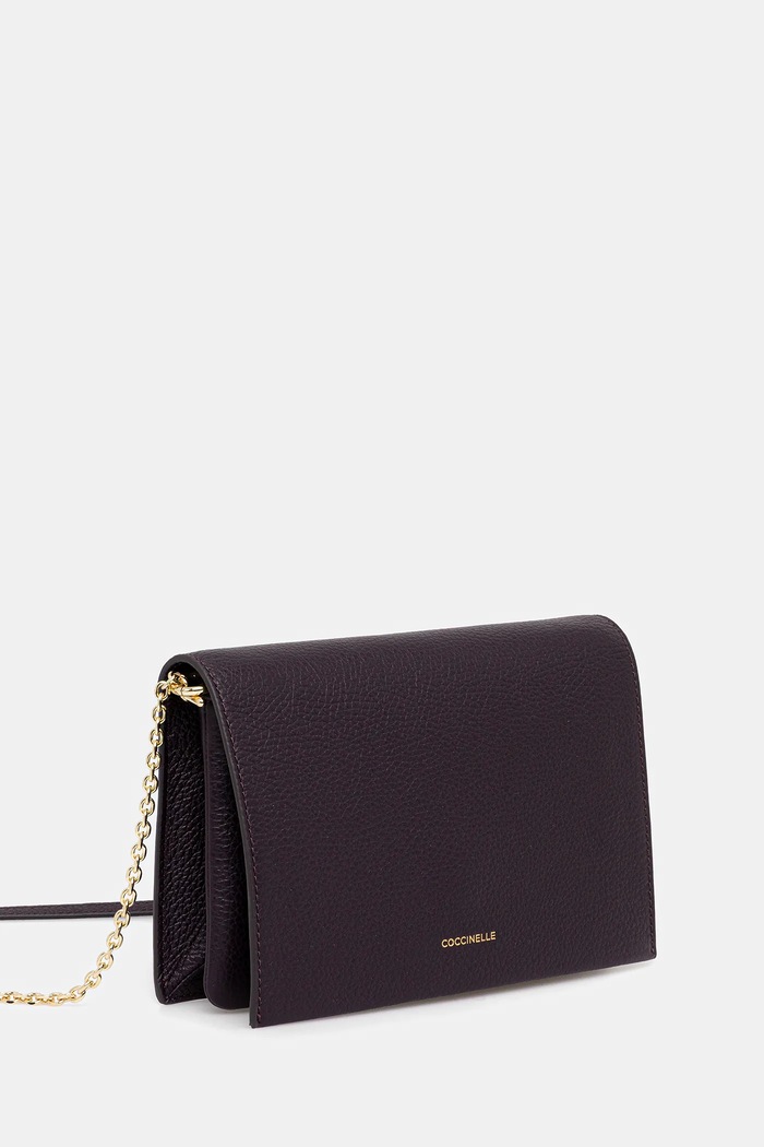 Coccinelle Geantă de piele E5.S00.55.02.01 violet AW25