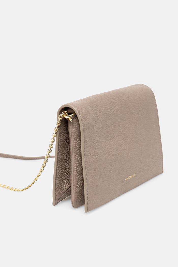 Coccinelle geantă de piele E5.S00.55.02.01 bej AW25