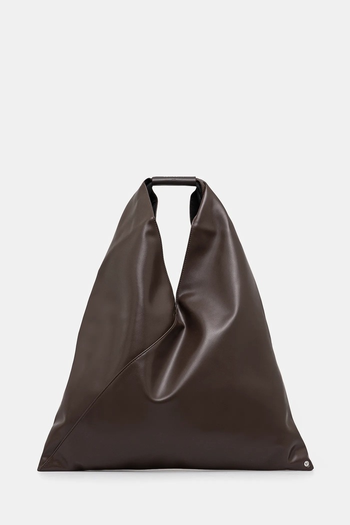 MM6 Maison Margiela Δερμάτινη τσάντα MM6 Maison Margiela Classic Japanese Handbag καφέ S54WD0039.T2185