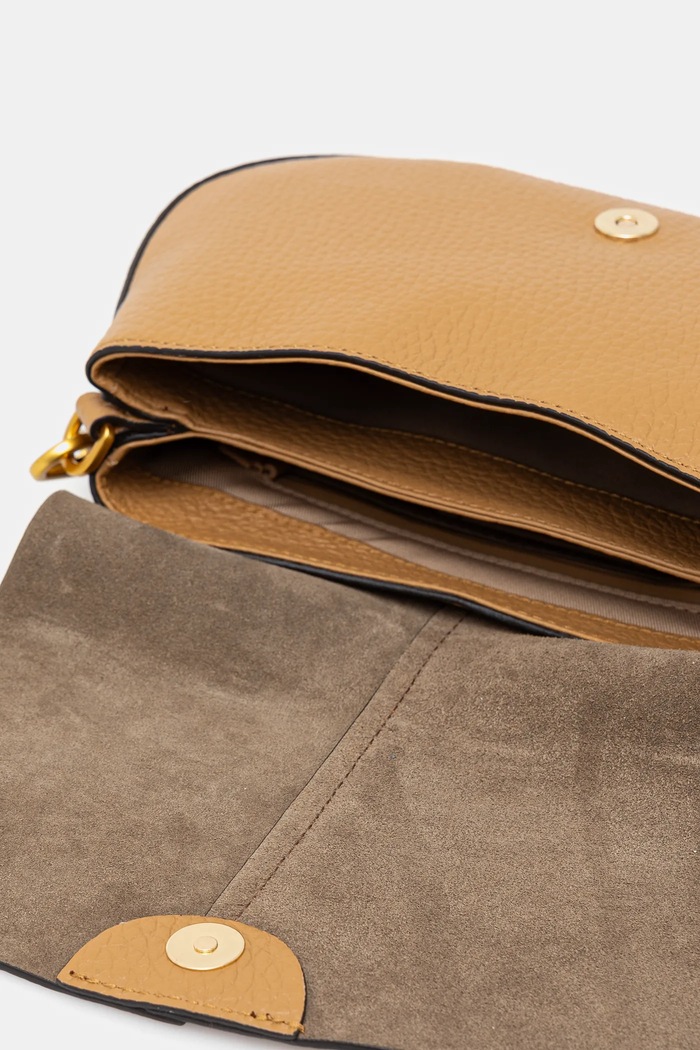 Kožená kabelka Gianni Chiarini HELENA BS.11088.TKL.NAETN hnědá