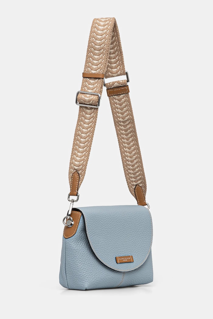 Kožená kabelka Gianni Chiarini ALESSANDRA BS.11355.TKL.NAETN modrá SS25
