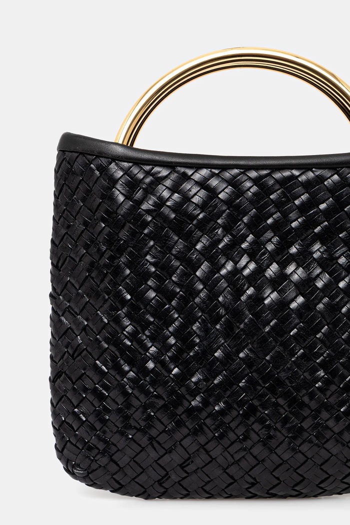 Accesorii Luisa Spagnoli geantă de piele 542188 negru