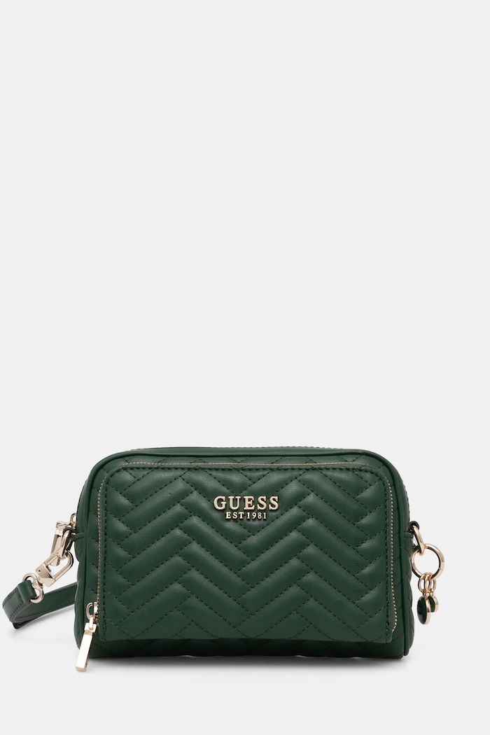 Τσάντα Guess ANNING συνθετικό πράσινο HWQG95.08140