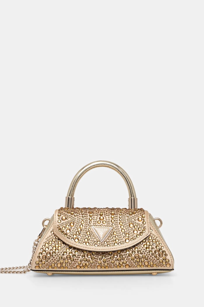 Kabelka Guess BEAUVOIR nášivka zlatá HWXG95.28780