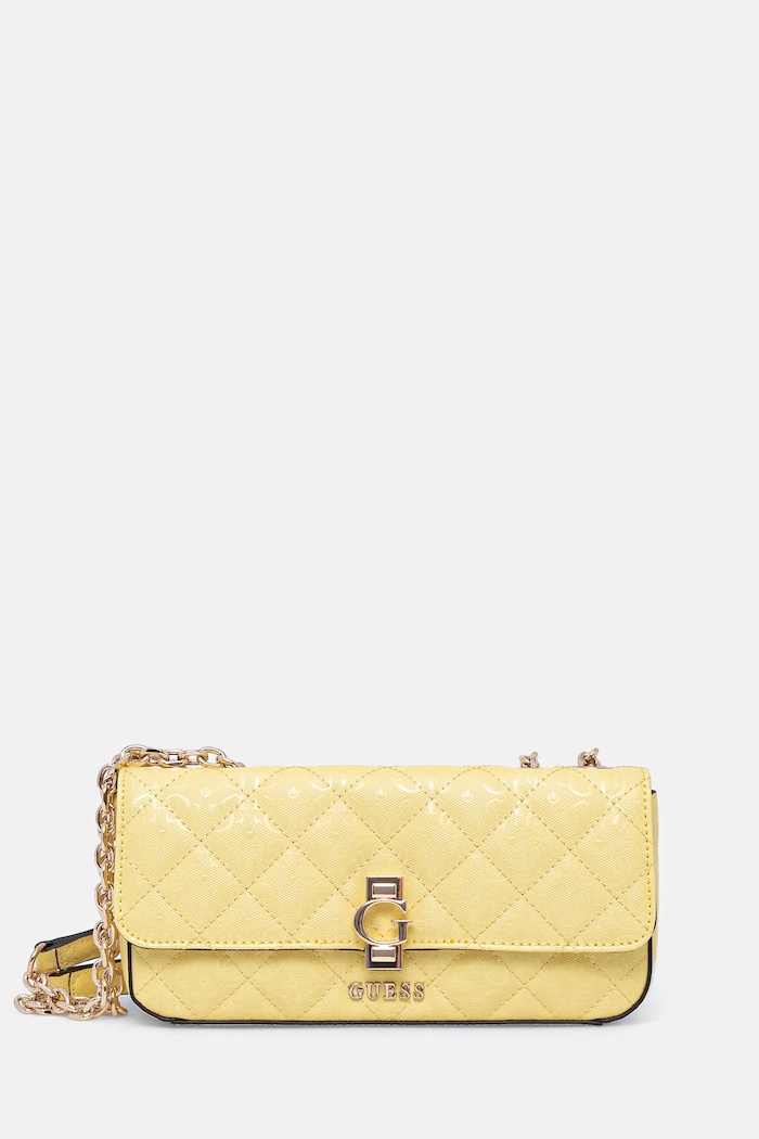 Guess poseta BESSEY cu modele galben HWGG95.22210