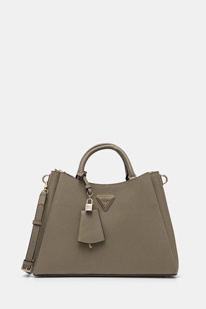 Guess torebka JAZLYNN nie mieści A4 zielony HWEZG9.52306