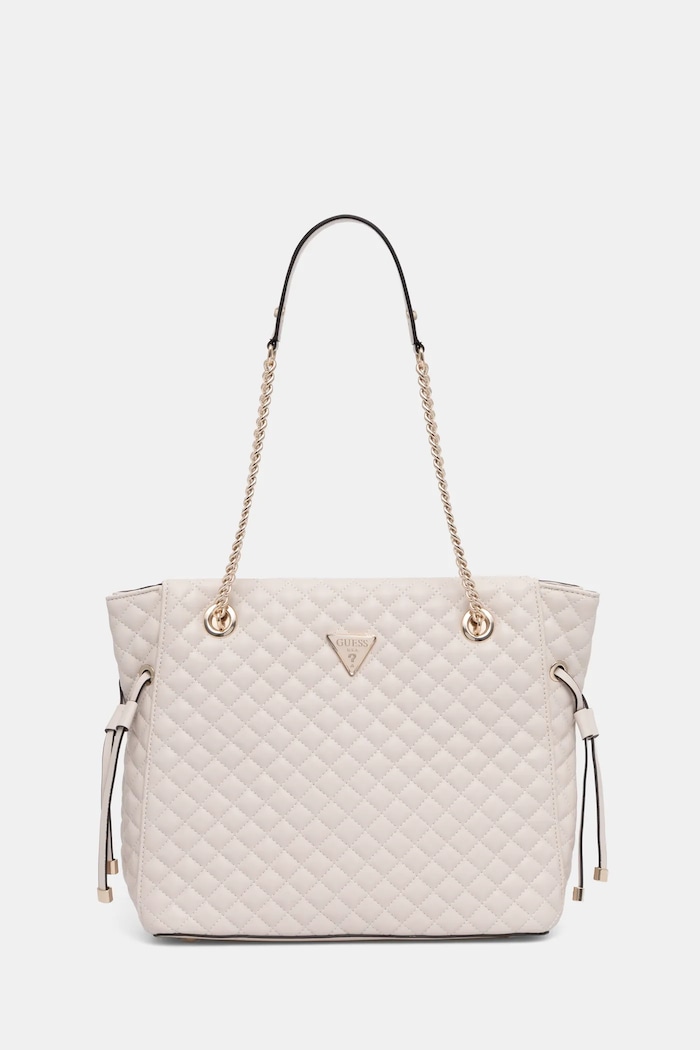 Guess torebka RIANEE nie mieści A4 beżowy HWEQG9.54122