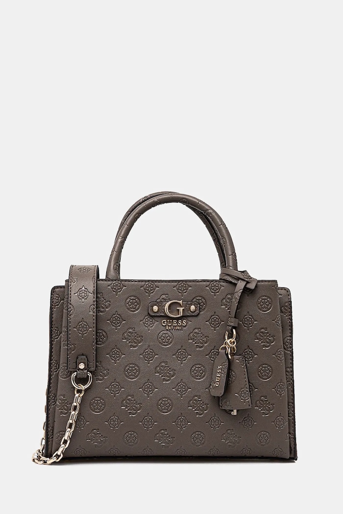 Kabelka Guess GERTY nášivka šedá HWPD95.29060