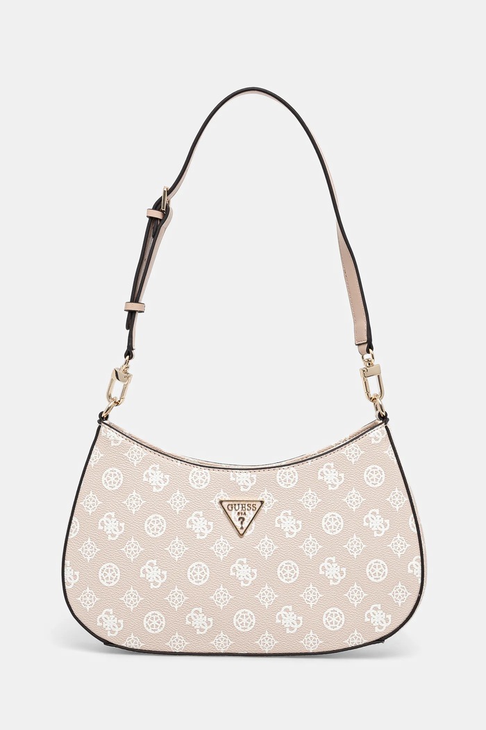 Guess torebka NOELLE nie mieści A4 beżowy HWPG78.79180