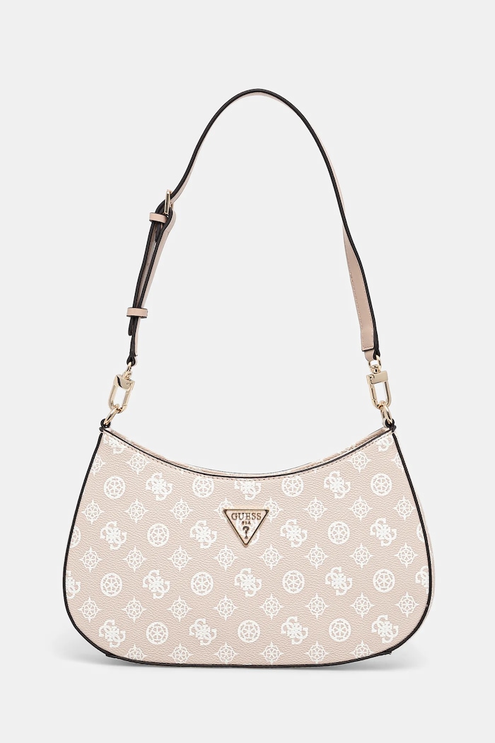 Guess torebka NOELLE nie mieści A4 beżowy HWPG78.79180