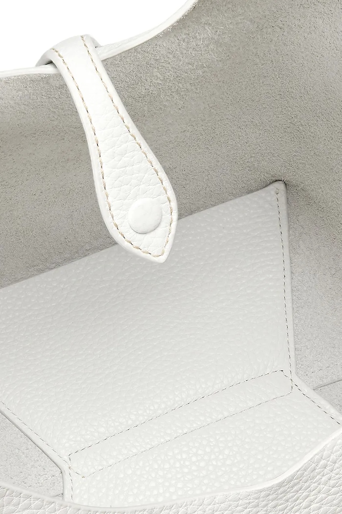 Кожена чанта Polo Ralph Lauren Tote бял 428938031