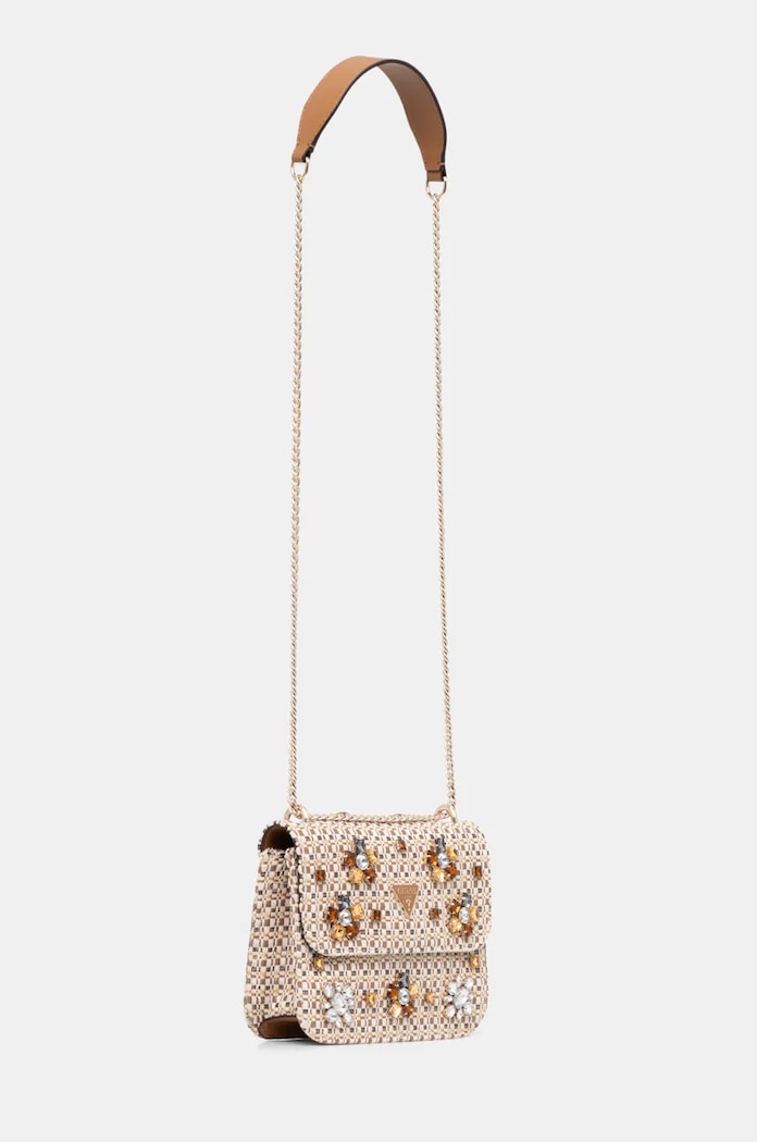 Guess torebka BEAUVOIR HWWE95.28210 brązowy SS25