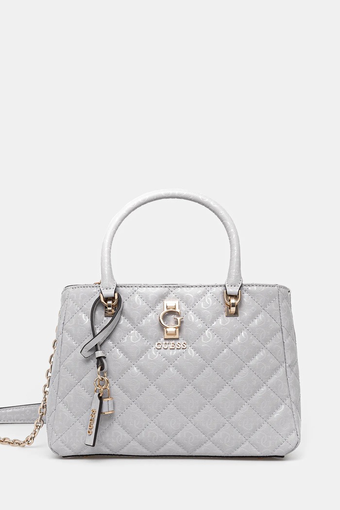 Guess torebka BESSEY nie mieści A4 szary HWGG95.22060
