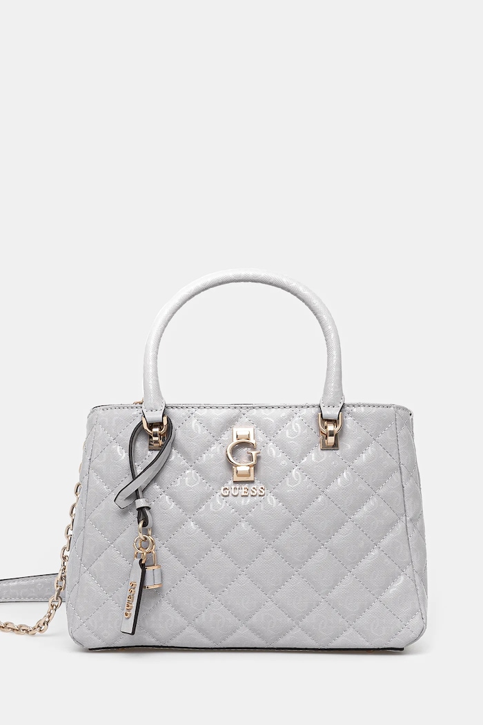 Guess torebka BESSEY nie mieści A4 szary HWGG95.22060