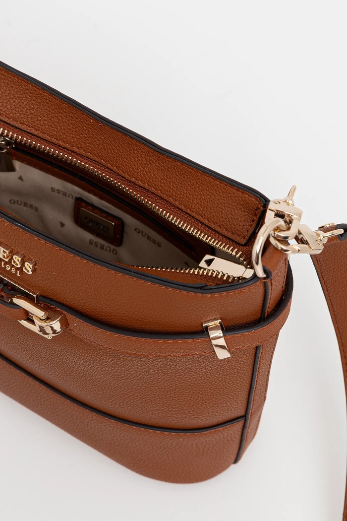 Τσάντα Guess SILVYE HWBG95.27040 καφέ