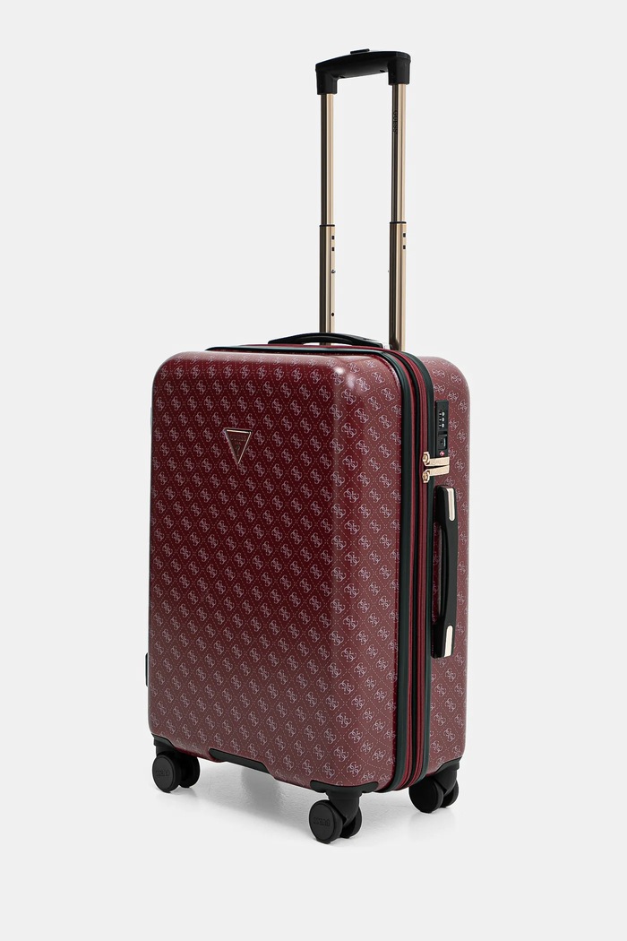 Kufr Guess JESCO TWE838.99820 burgundské SS25