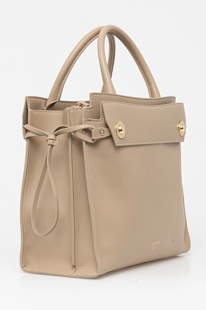 Kožna torba Guess BIANCA HWBIAA.L5117 bež SS25