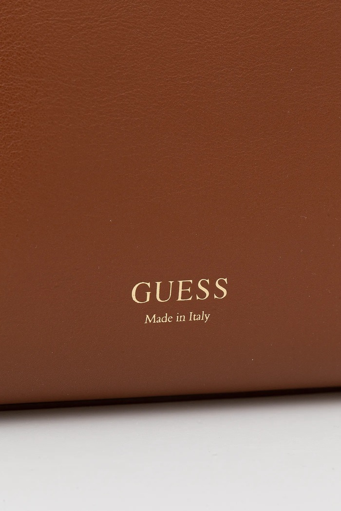 Kožna torba Guess BIANCA smeđa HWBIAA.L5117