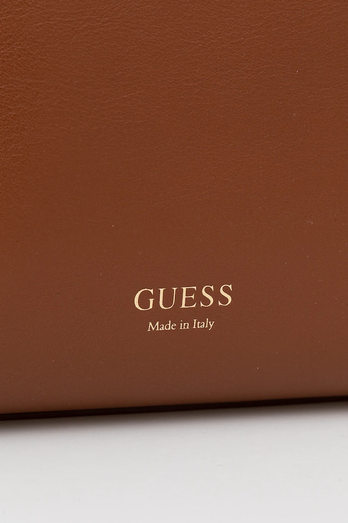 Kožna torba Guess BIANCA smeđa HWBIAA.L5117