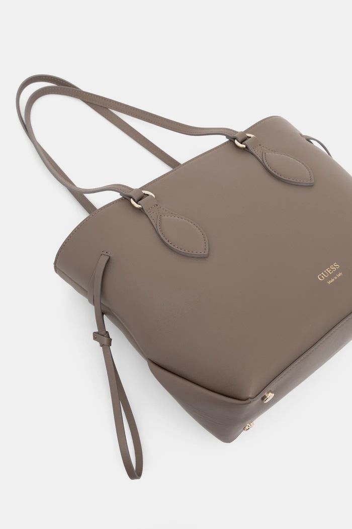 Кожена чанта Guess FLORENCE кафяв HWFLNC.L5103