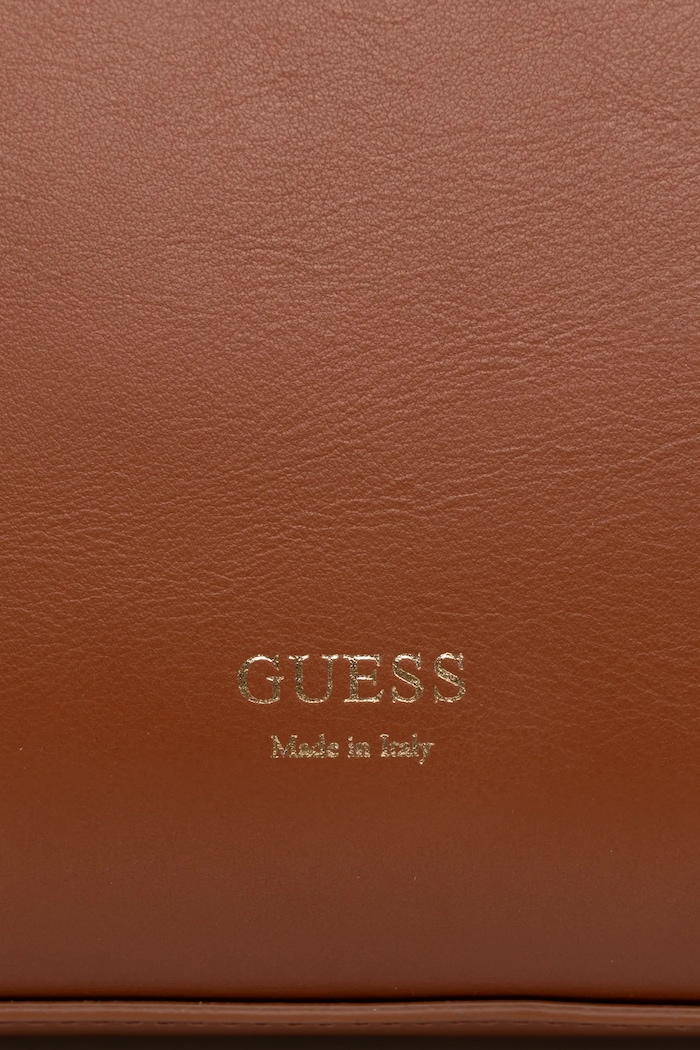 Kožená kabelka Guess FLORENCE HWFLNC.L5103 hnědá
