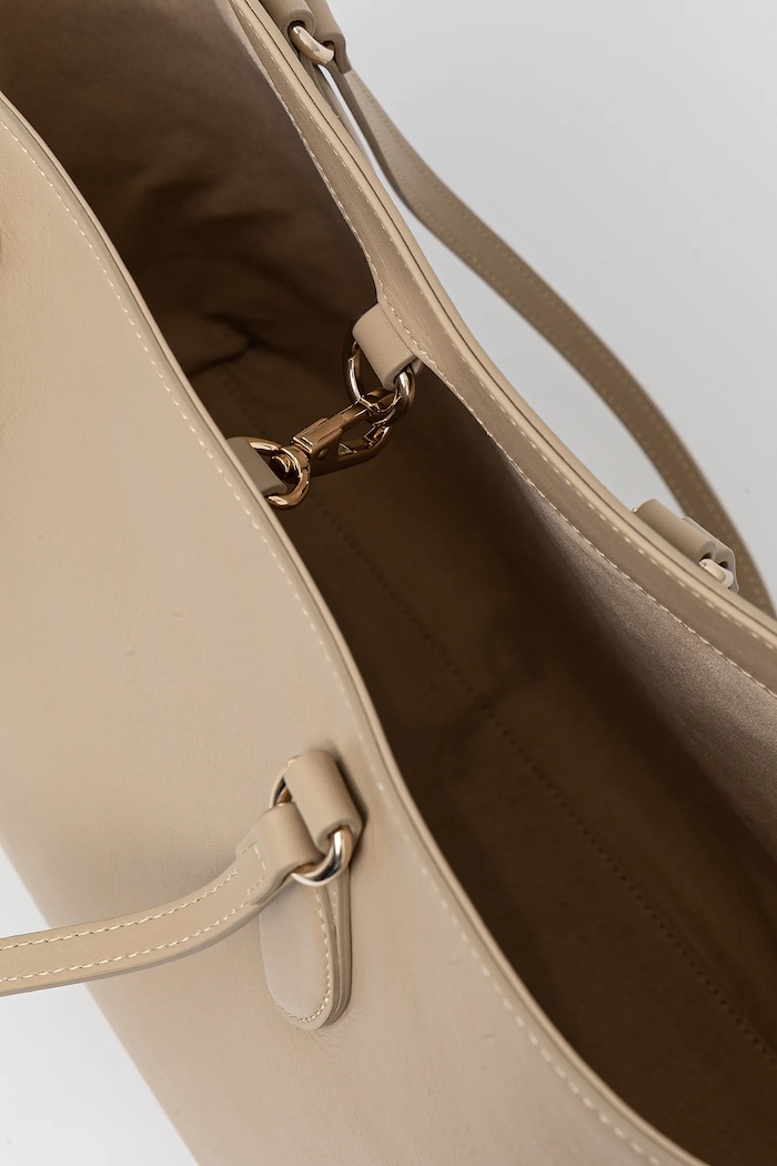 Kožna torba Guess FLORENCE HWFLNC.L5165 bež