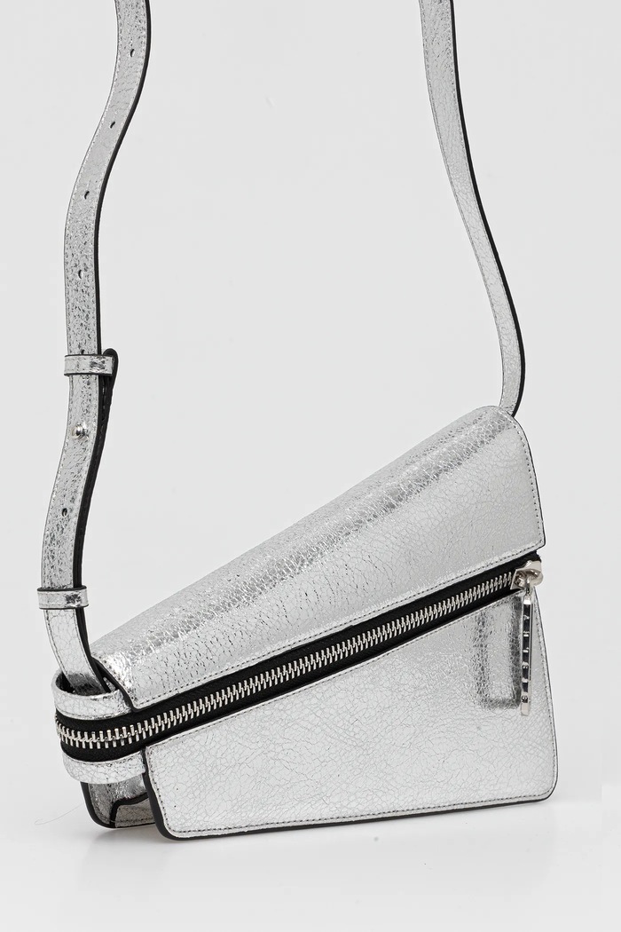 Sisley geantă 6G2BWY055 argintiu SS25