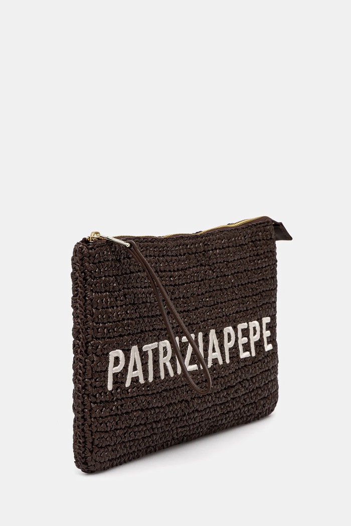 Клъч Patrizia Pepe 2B0134.V039 кафяв SS25