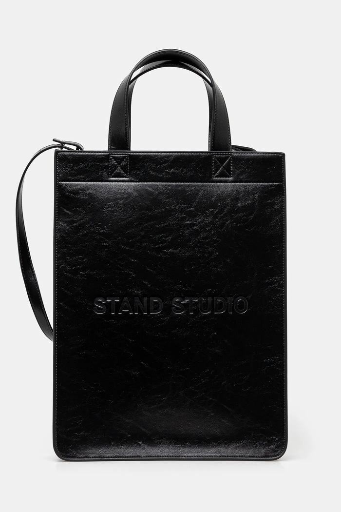 Stand Studio handbag Sky detachable strap black 66396.8067