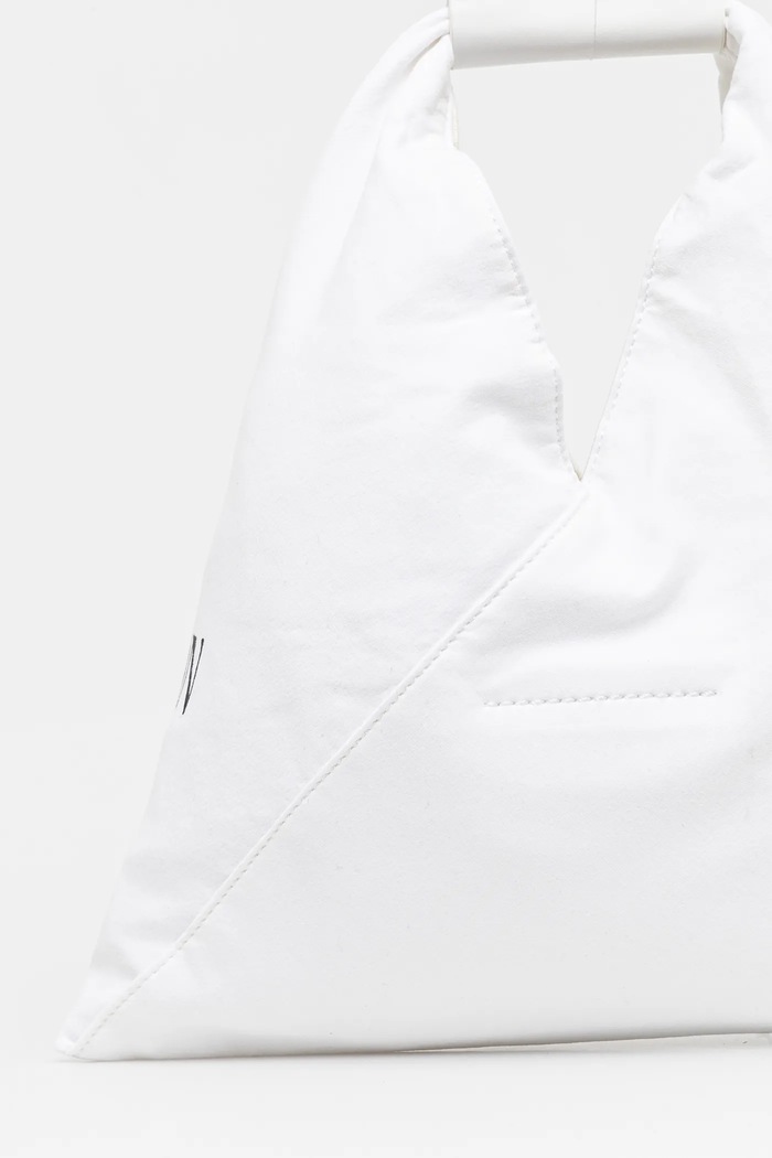 Αξεσουάρ Βαμβακερή τσάντα MM6 Maison Margiela SB6WD0013.P7260 λευκό