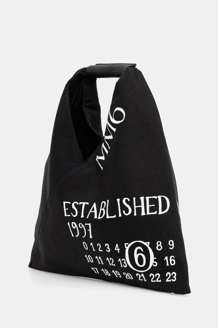 Bavlněná kabelka MM6 Maison Margiela SB6WD0013.P7260 černá SS25